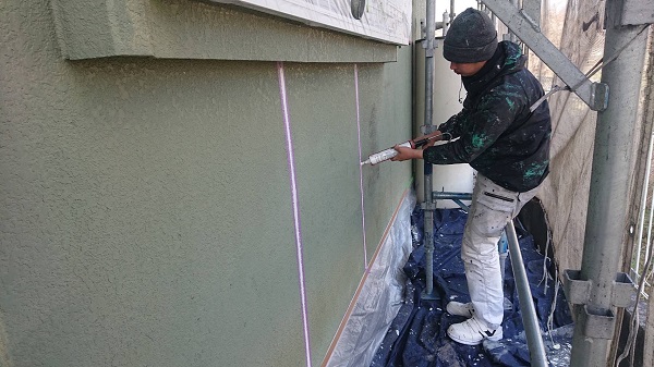 兵庫県姫路市・M様邸　外壁塗装・屋根塗装　シーリング工事を行いました！ (1)