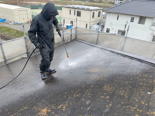兵庫県姫路市・M様邸　外壁塗装・屋根塗装　高圧洗浄を行いました！ (3)