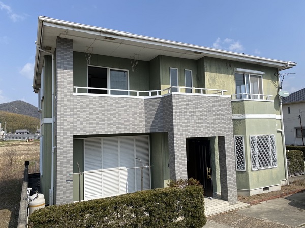 兵庫県姫路市・M様邸　外壁塗装・屋根塗装 (1)